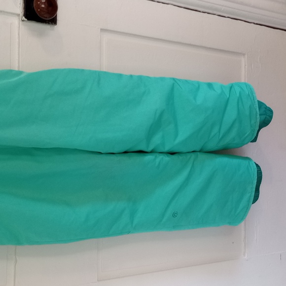 Girls Champion teal snow pants size medium 7/8 - Picture 5 of 7